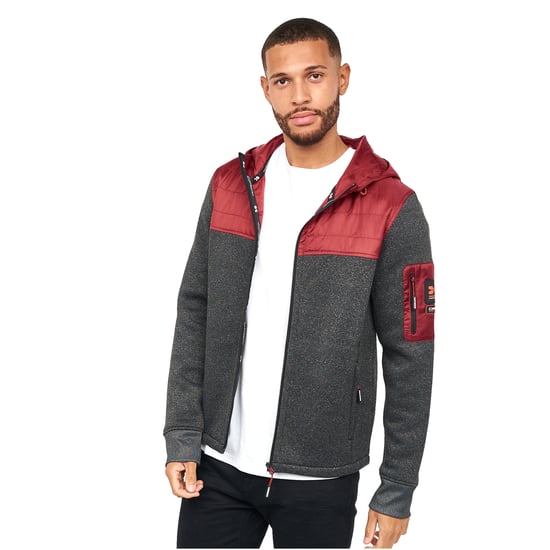 Crosshatch - "Tradmax" Jacke für Herren (Weinrot) - Image 4