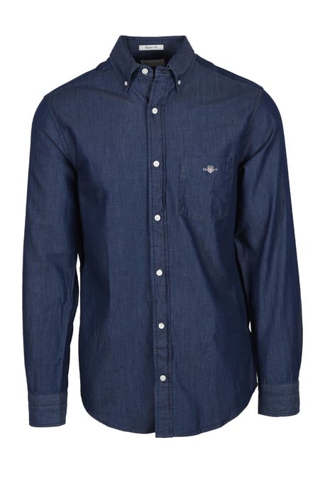 Gant Long Sleeved Shirt Dark Indigo