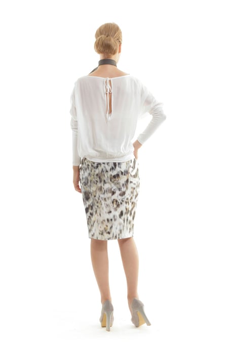 Animal Print Pencil Skirt