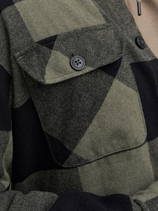 Produkt Dean Check Overshirt  Grun - Image 2