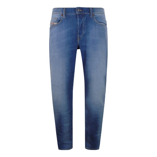 Diesel D-Mihtry Straight Fit Jeans aus blauem Denim - Image 1
