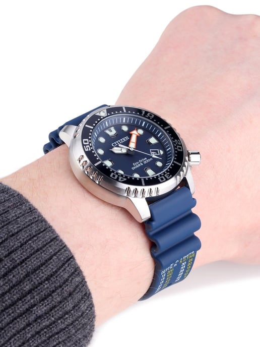 Citizen Promaster Marine Diver Herrenuhr Blau BN0151-17L - Image 4
