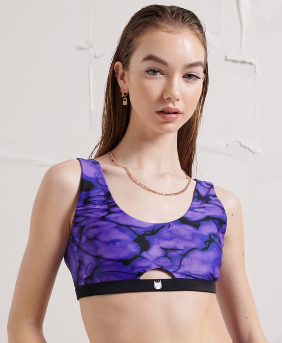 Superdry Cut Out Crop Bikini Top