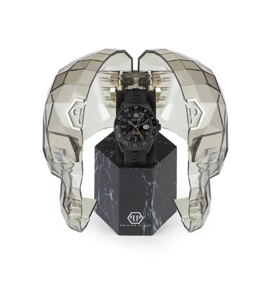 Philipp Plein Gmt-i  Challenger Men's Black Watch PWYBA1023