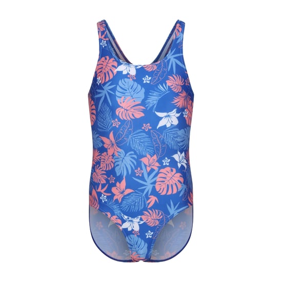Regatta Girls Katrisse Family Hawaiian One Piece Swimsuit (Oxford Blue)
