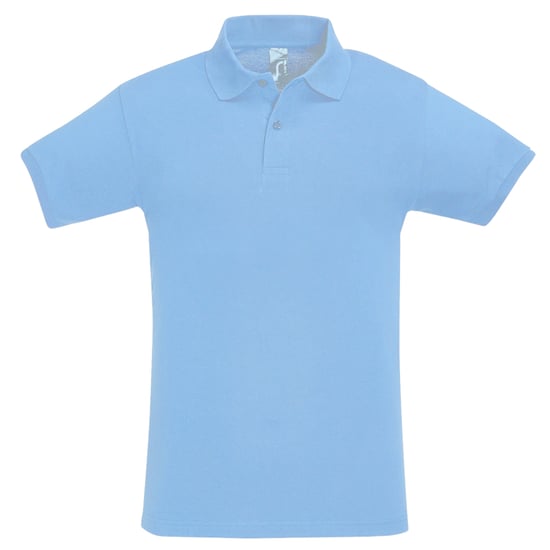 SOLS Mens Perfect Pique Kurzarm-Poloshirt (Himmelblau) - Image 2