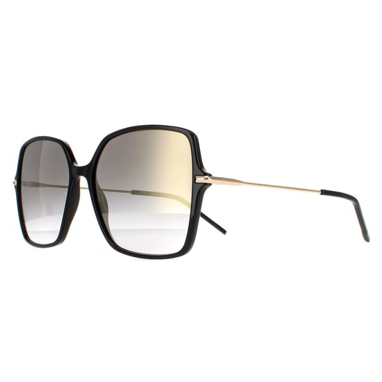 Hugo Boss Butterfly Mens Black Grey Gradient Gold Mirror BOSS 1271/S