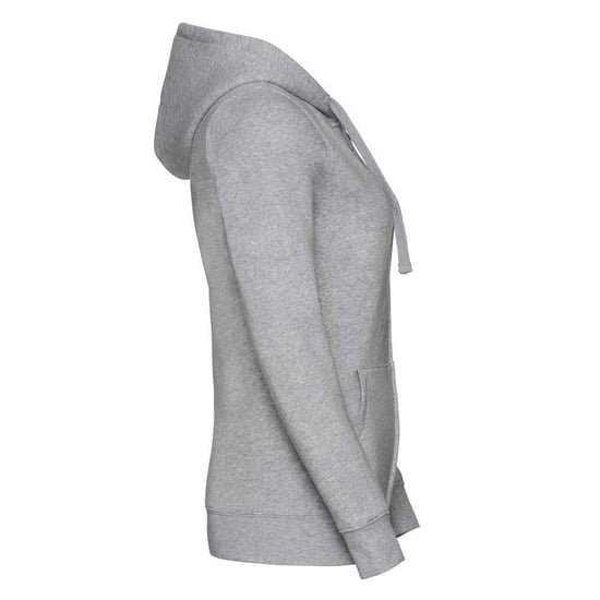 Russell - "Authentic" Kapuzenpullover Durchgehender Reißverschluss für Damen (Hellgrau) - Image 3