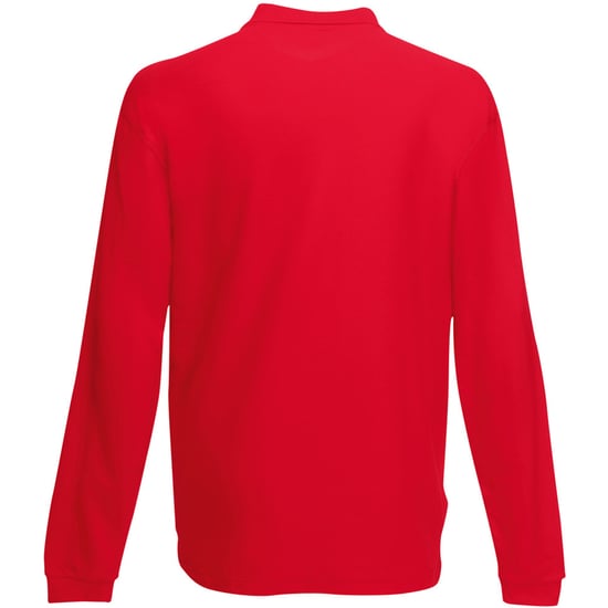 Fruit Of The Loom Herren Premium Langarm-Poloshirt - Image 2