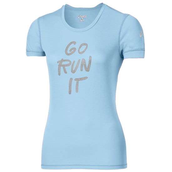Asics rennen Sie es Frauen hellblaues T-Shirt - Image 1