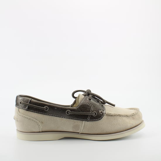 Timberland Classic Bootsschuhe von weißen Leder Damen Schnürschuhen A1C2s - Image 1