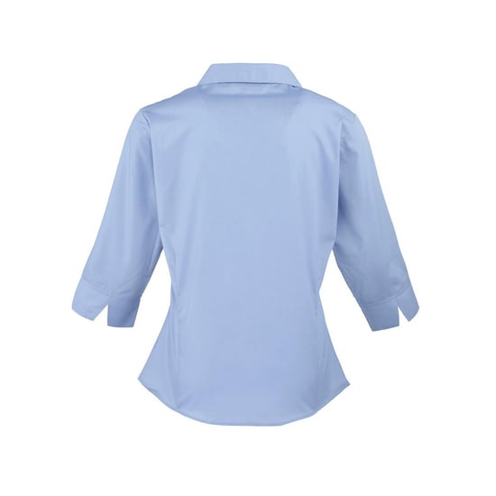 Premier - Hemd für Damen 3/4 Ärmel (Mittelblau) - Image 2