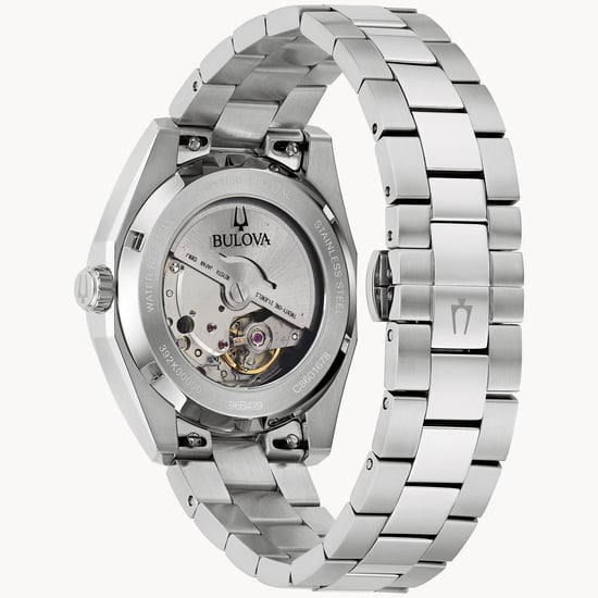 Bulova Surveyor Men's Silver Watch 98B422