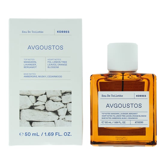 Korres Avgoustos Eau de Toilette 50ml Spray Unisex - Image 1