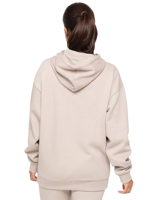 Enzo | Womens Oversized Hoodie - Haferflocken - Image 3