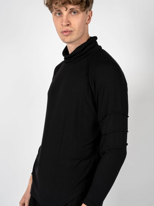 La Haine Inside Us Pullover LM039 Herren Schwarz - Image 5