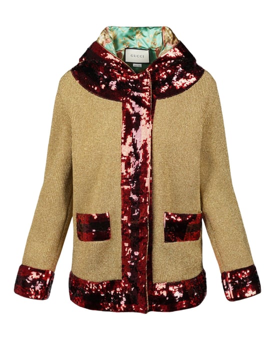 Gucci Pailletten Lurex Jacke - Image 1