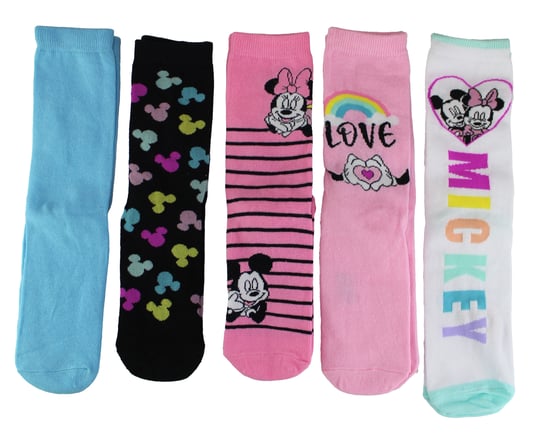 5 Paar Minnie Mouse Socken für Frauen | Niedliche Neuheit Disney Mickey Mouse Socken | Ideale Weihnachtsgeschenke - Minnie&Mickey - Image 2