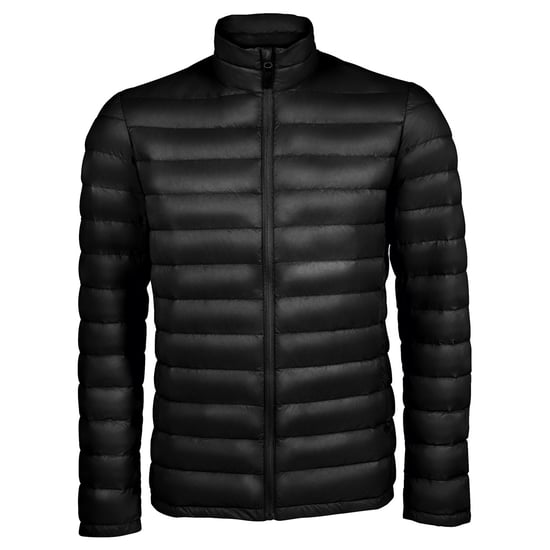 SOLS Mens Wilson Lightweight Padded Jacket (Schwarz) - Image 1