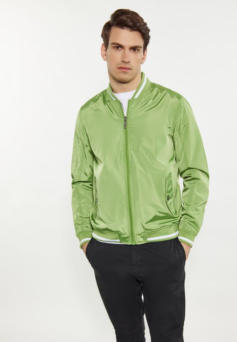 Mo Collegejacke Herren hellgrün - Image 3