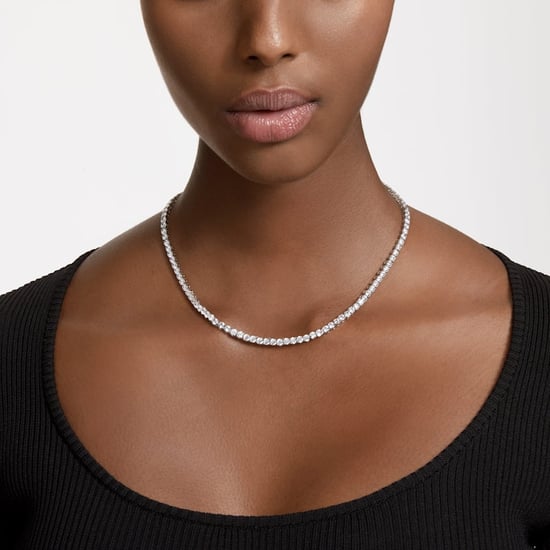 Swarovski 'Matrix' Damen Halskette aus Basismetall - Silber 5681796 - Image 4