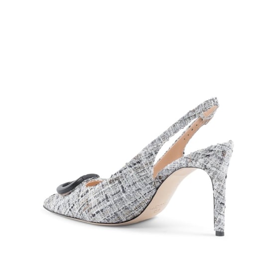 Slinky Boucle Slingback - Black