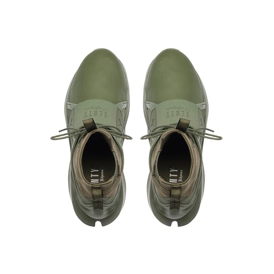 Puma x Rihanna Fenty Damen Green Hi Trainer - Image 3