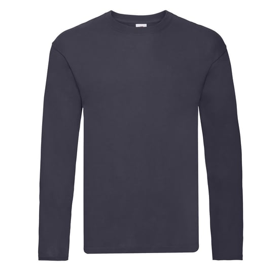 Fruit Of The Loom Herren R Langarm T-Shirt (Deep Navy) - Image 1