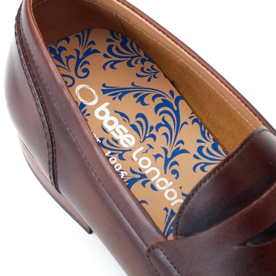 Base London Bruno Herrenschuhe aus gebranntem braunem Leder - Image 6