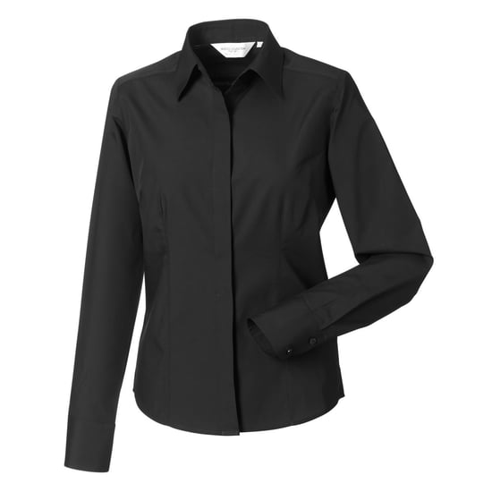 Russell Collection - Hemd für Damen Langärmlig (Schwarz) - Image 1
