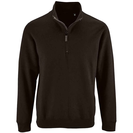 SOLS - "Stan" Pullover Stehkragen für Herren (Schwarz) - Image 1