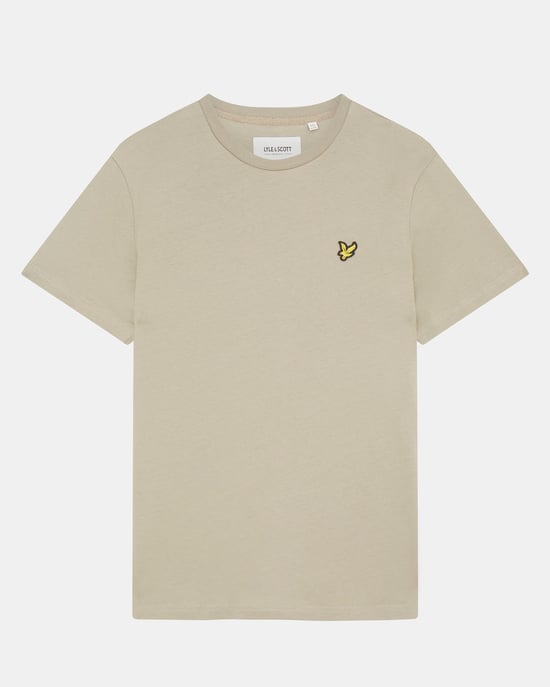 Lyle & Scott Einfarbiges T-Shirt in Braun - Image 5