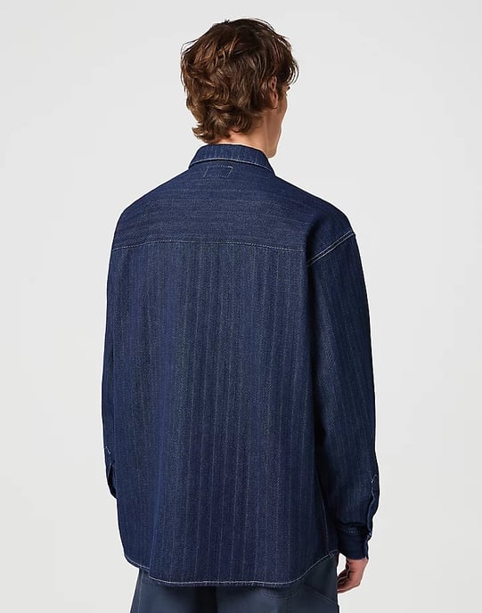 GB - Wrangler - CASEY JONES UTILITY SHIRT INDIGO