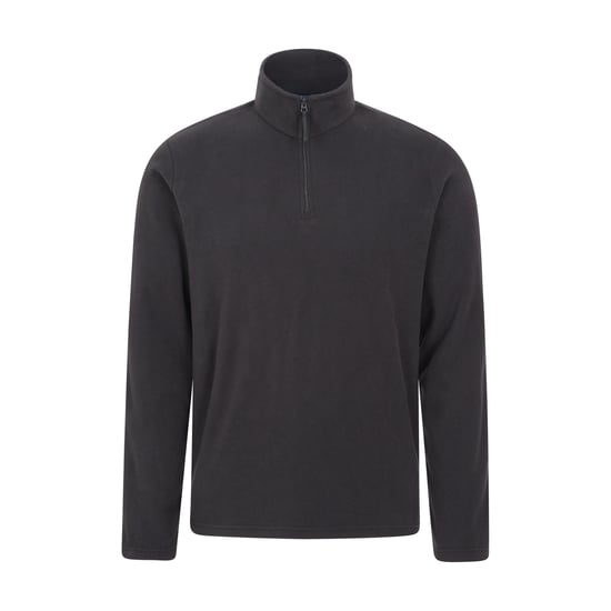 Mountain Warehouse Herren Camber II Half Zip Fleece Top (Schwarz) - Image 1