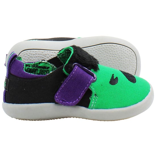 Toms x Marvel Hulk Kinder-Plimsolls in Grün/Schwarz - Image 2