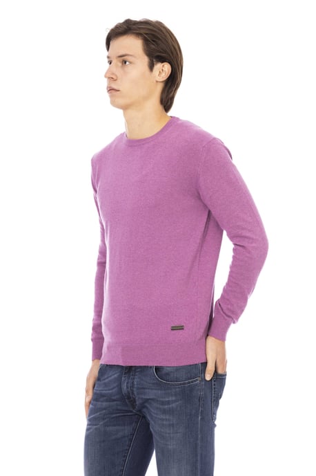 Baldinini Trend Men's Violet Wool Sweater