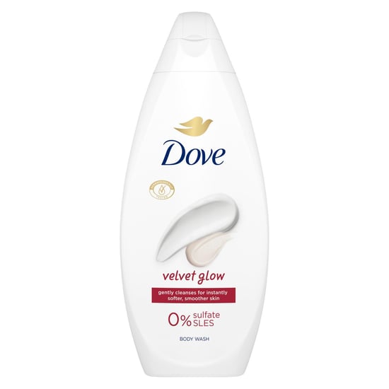 Dove Velvet Glow Body Wash 0% Sulfate SLES for Softer & Smoother Skin, 4x225ml