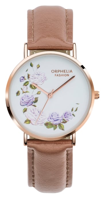 Orphelia Damen-Armbanduhr „Fashion Floral“ OF711817, Braun - Image 1