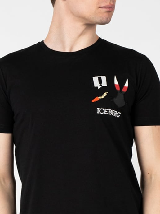 Iceberg T-Shirt Herren schwarz - Image 5