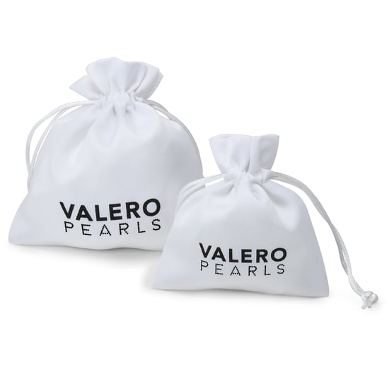 Necklace stainless steel rose gold freshwater cultured pearl white preciosa white Valero Pearls - Image 4