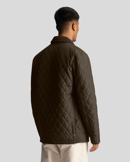 Lyle & Scott – Steppjacke in Olivgrün - Image 3