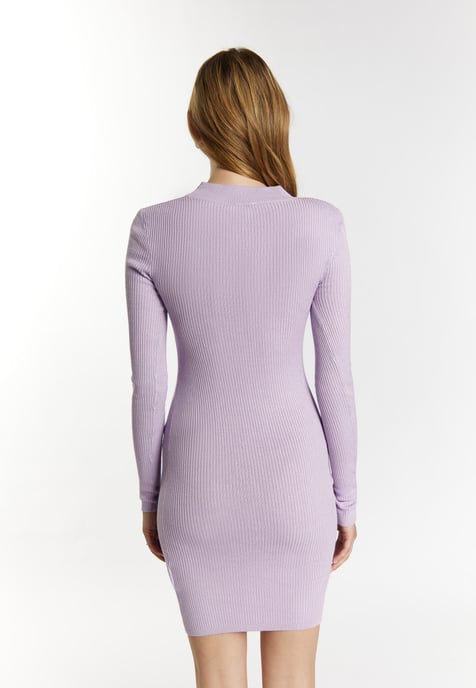 Mymo Strickkleid mini Damen violett - Image 4