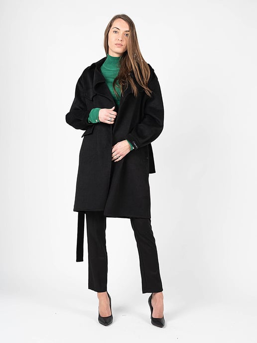 Silvian Heach Coat Woman's Black