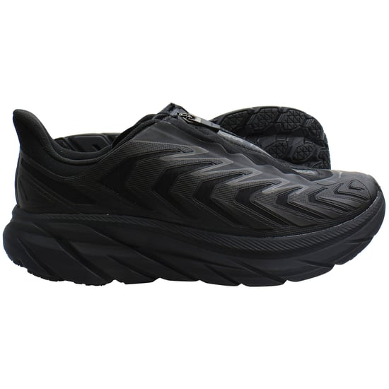 Hoka One Project Clifton Unisex-Laufschuhe, Schwarz - Image 3