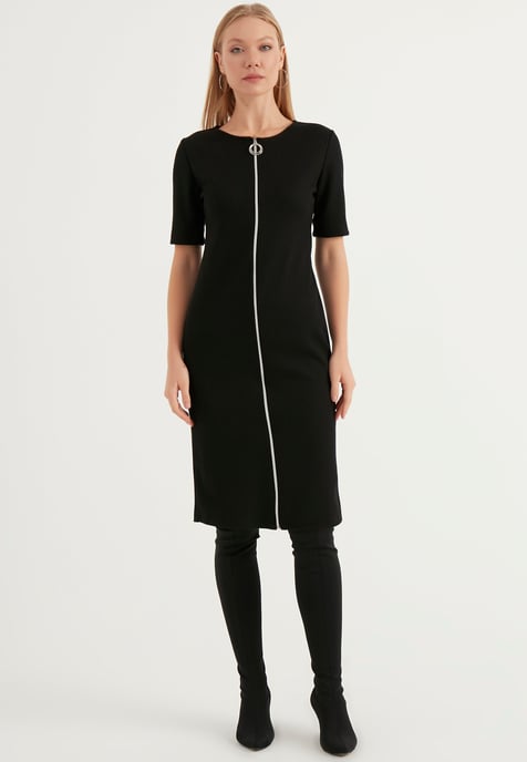 Kleid mit Reißverschlussdetails - Image 1