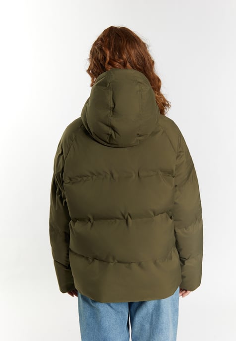 Dreimaster Winterjacke mit Wattierung Damen militärisch oliv - Image 4