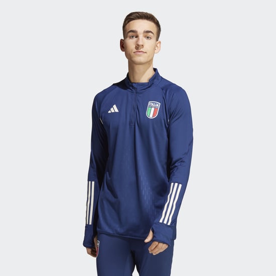 Haut Italy 2023/24 Pro Training adidas Pour Homme en Bleu - Image 1