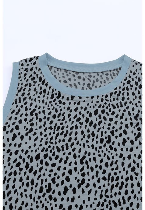 Tanktop mit Leopardenmuster für Damen in Grau - Image 1