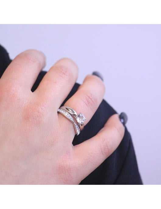 Prestige Ring - Silber und Kristall - Image 2