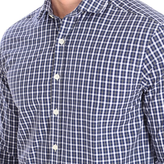 LOCHSIDE5 men's long sleeve lapel collar shirt